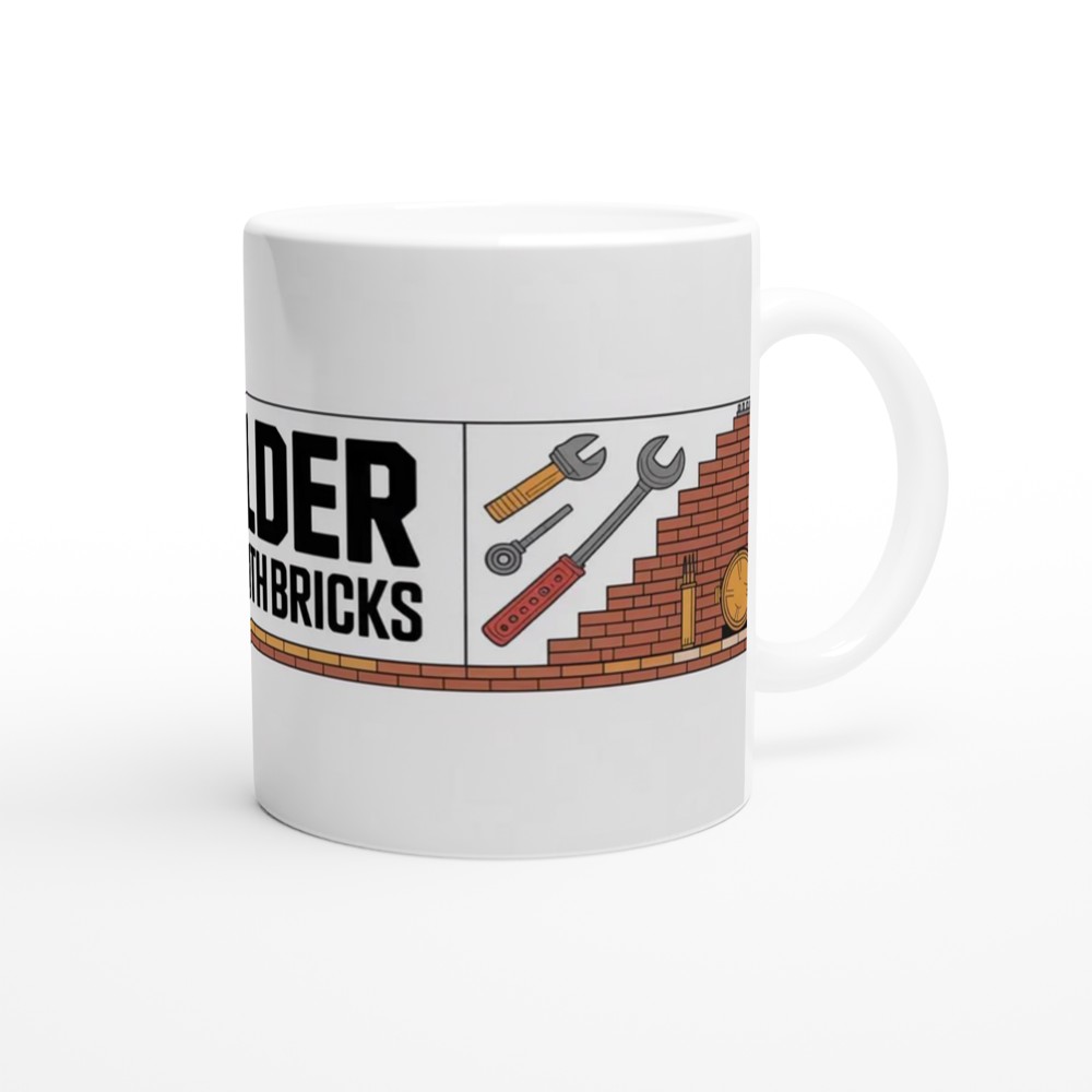 Builder I Play With Bricks Funny Construction Mug — view 12