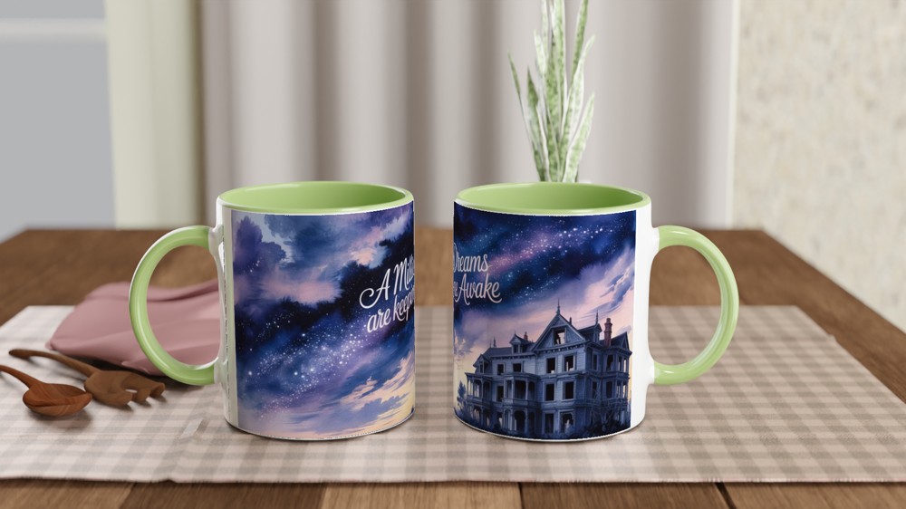 A Million Dreams Are Keeping Me Awake - Starry Night Sky Mug — view 5