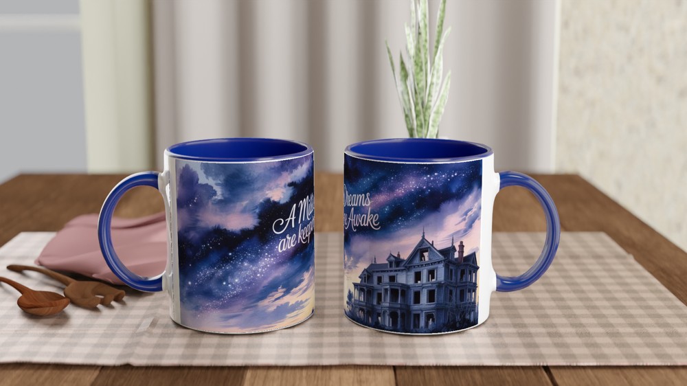 A Million Dreams Are Keeping Me Awake - Starry Night Sky Mug — view 4