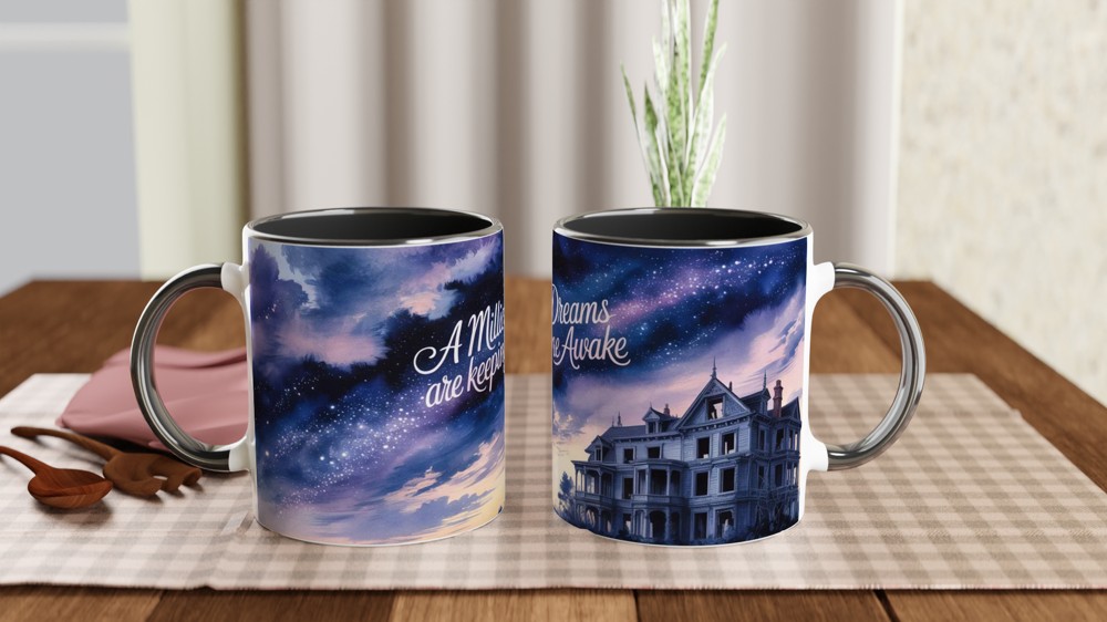 A Million Dreams Are Keeping Me Awake - Starry Night Sky Mug — view 9