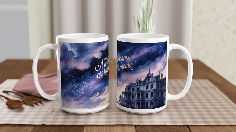 A Million Dreams Are Keeping Me Awake - Starry Night Sky Mug — view 2