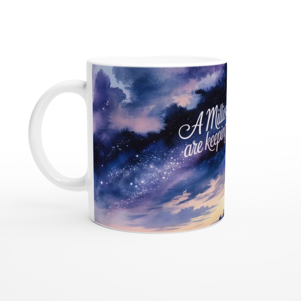 A Million Dreams Are Keeping Me Awake - Starry Night Sky Mug — view 10