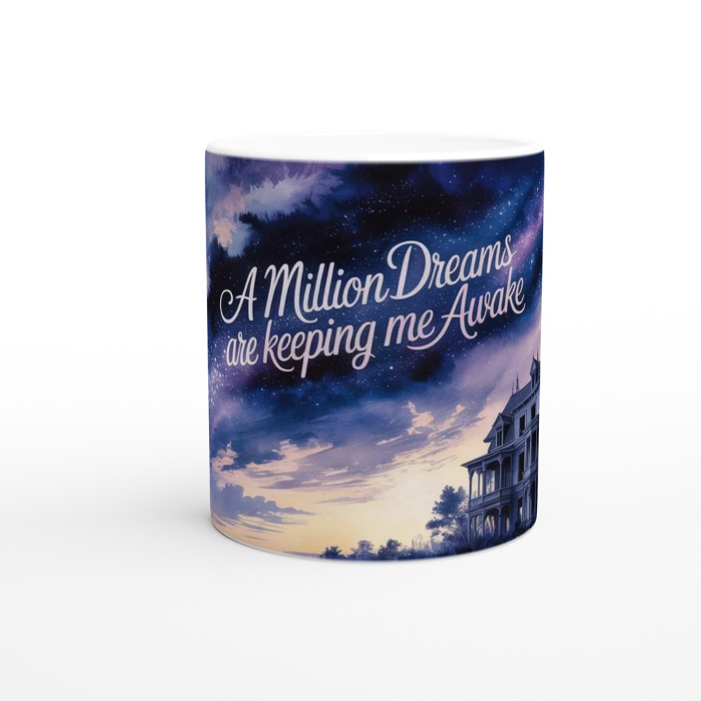 A Million Dreams Are Keeping Me Awake - Starry Night Sky Mug — view 11