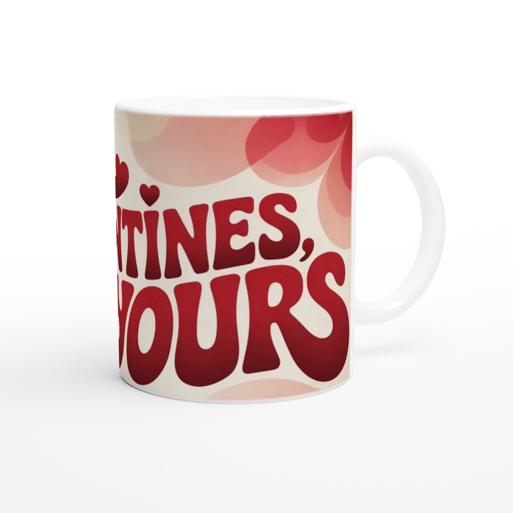 Funny Valentines Mug | 'Fuck Valentines I'm Yours' Rude Gift | Anniversary Mug for Husband Wife Partner | Cheeky Romantic Present — view 12