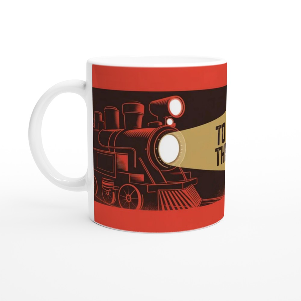 To The Train Gates - Vintage Steam Locomotive Mug — view 10