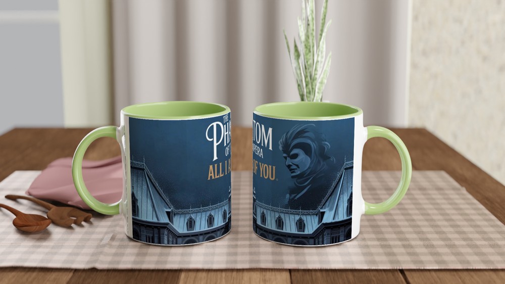 Phantom of the Opera Mug | All I Ask of You Gift | Musical Theatre Mug | Romantic Anniversary Present — view 5