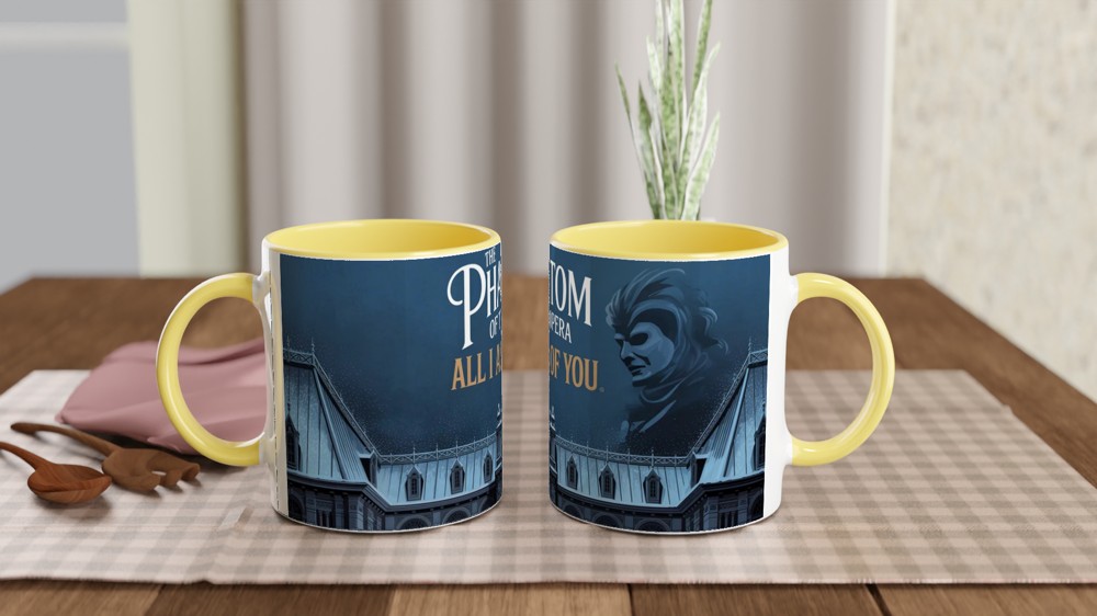 Phantom of the Opera Mug | All I Ask of You Gift | Musical Theatre Mug | Romantic Anniversary Present — view 8