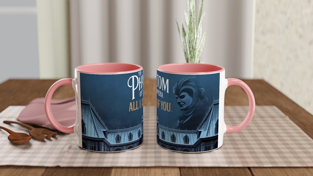 Phantom of the Opera Mug | All I Ask of You Gift | Musical Theatre Mug | Romantic Anniversary Present — view 6