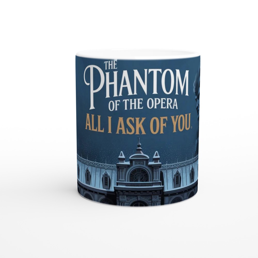 Phantom of the Opera Mug | All I Ask of You Gift | Musical Theatre Mug | Romantic Anniversary Present — view 11