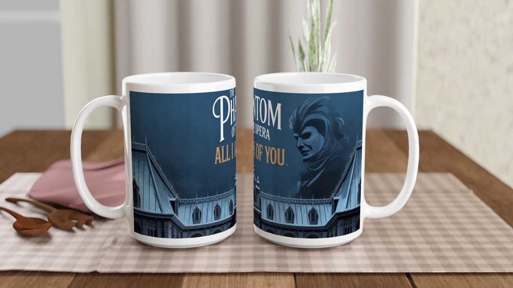 Phantom of the Opera Mug | All I Ask of You Gift | Musical Theatre Mug | Romantic Anniversary Present — view 2