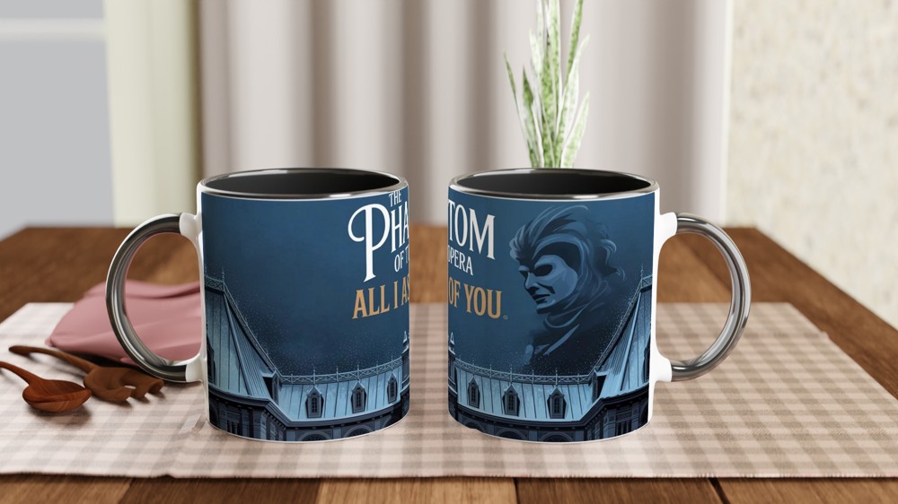 Phantom of the Opera Mug | All I Ask of You Gift | Musical Theatre Mug | Romantic Anniversary Present — view 9
