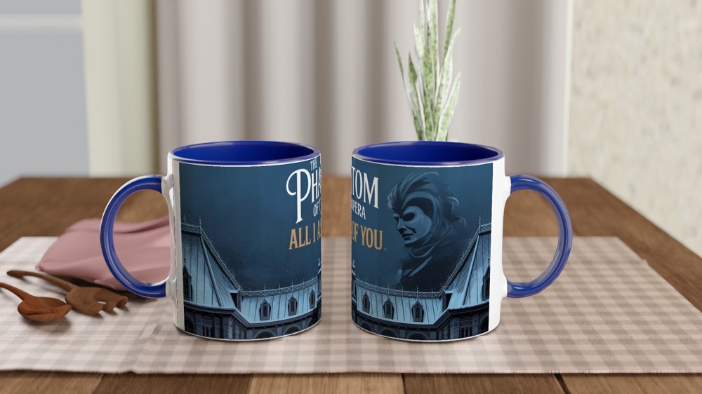 Phantom of the Opera Mug | All I Ask of You Gift | Musical Theatre Mug | Romantic Anniversary Present — view 4