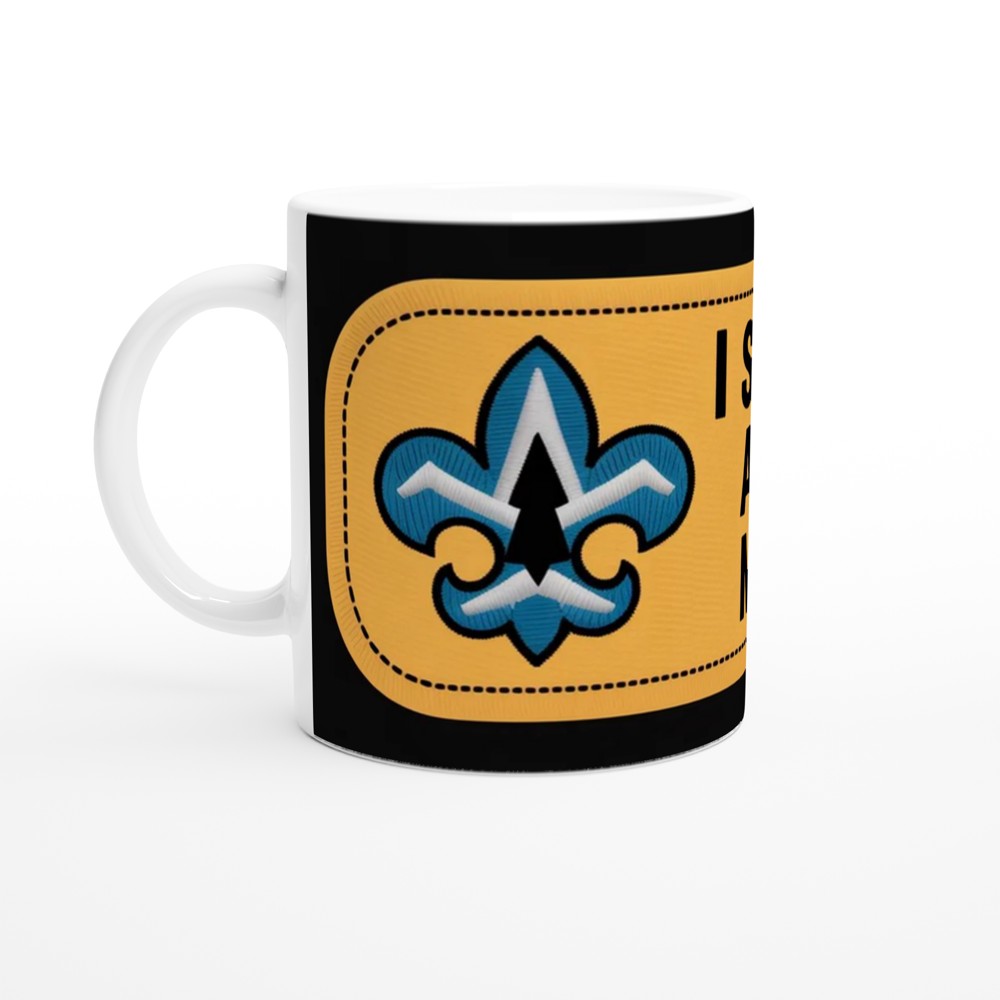 I Survived Another Meeting Mug | Funny Office Gift | Colleague Leaving Present | Retro Merit Badge Work Mug — view 10