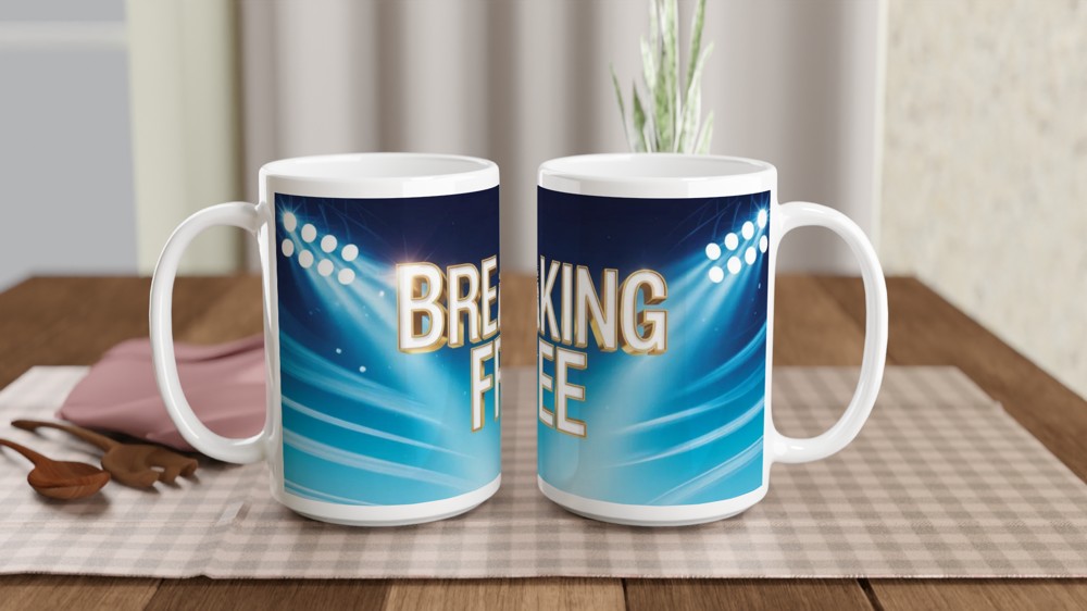Breaking Free Stadium Lights Mug — view 2