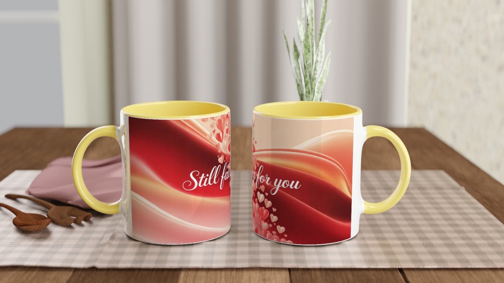 Valentines Mug | Still Falling For You Romantic Gift | Anniversary Mug for Husband or Wife | Cute Couple Present — view 8