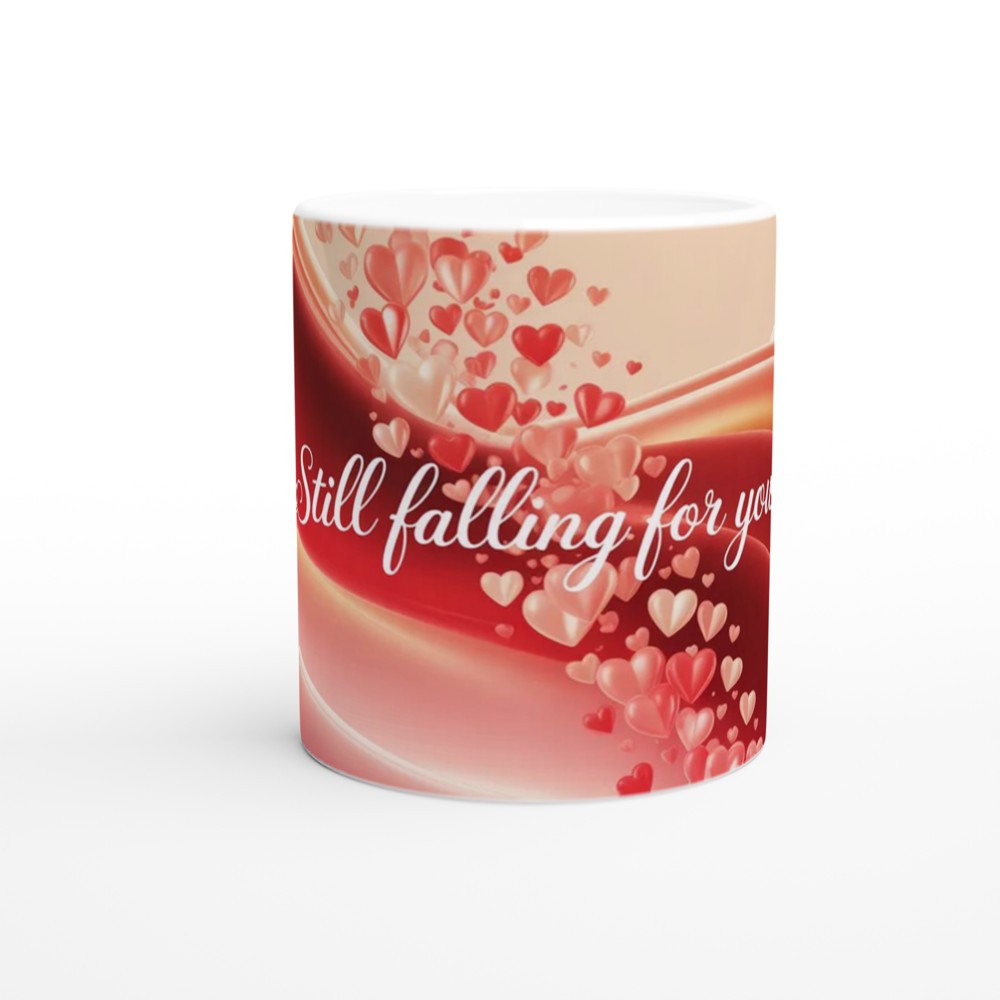 Valentines Mug | Still Falling For You Romantic Gift | Anniversary Mug for Husband or Wife | Cute Couple Present — view 11