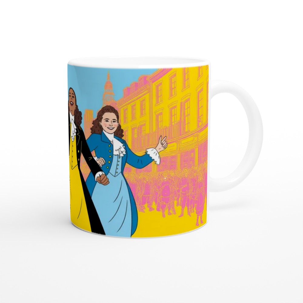 Colonial Era Musical Performers Pop Art Illustration — view 12