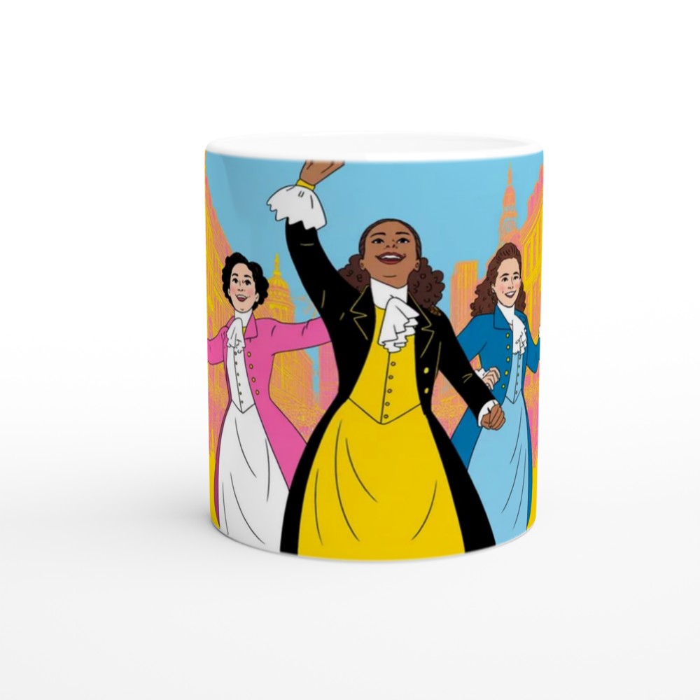 Colonial Era Musical Performers Pop Art Illustration — view 11