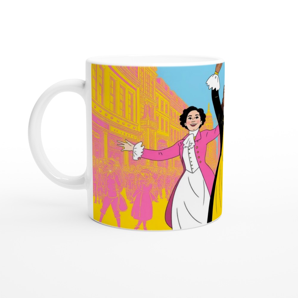 Colonial Era Musical Performers Pop Art Illustration — view 10
