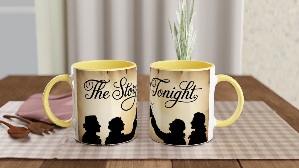 Hamilton Mug | 'The Story of Tonight' Quote | Musical Theatre Gift | Birthday Present for Best Friend — view 8