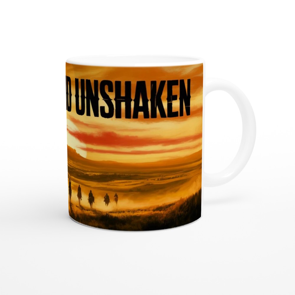 Red Dead Redemption Mug | May I Stand Unshaken Quote | Gamer Gift for Him | Cowboy Sunset Gaming Mug — view 12