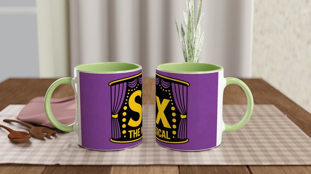 Six The Musical Mug | West End Theatre Gift | Musical Theatre Mug for Her | Best Friend Birthday Present — view 5