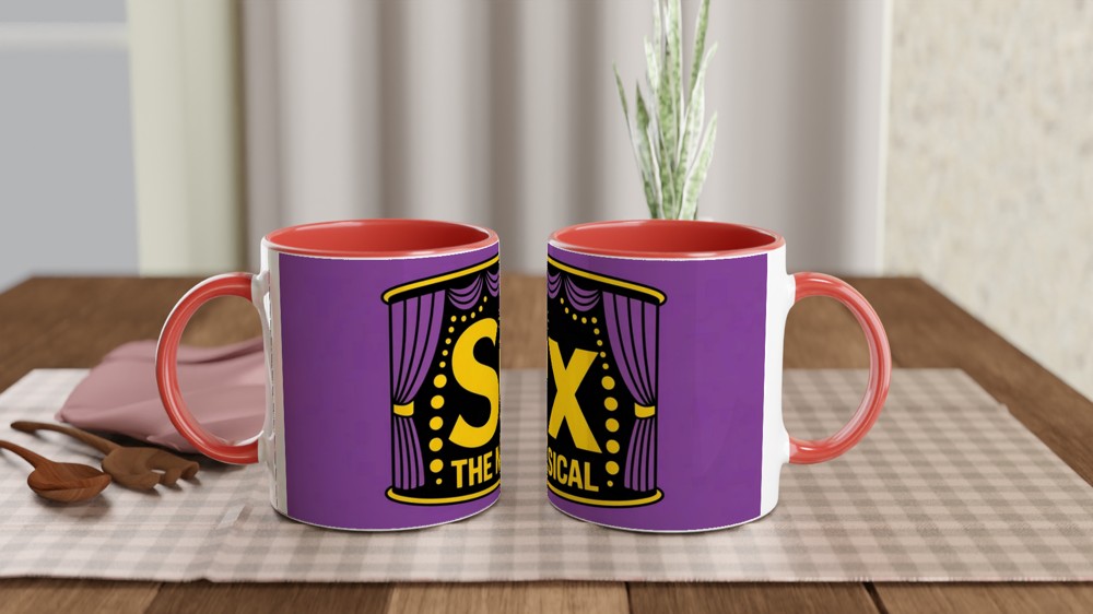 Six The Musical Mug | West End Theatre Gift | Musical Theatre Mug for Her | Best Friend Birthday Present — view 7