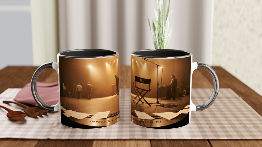 MJ Dangerous World Tour Rehearsal Stage Scene Mug — view 9