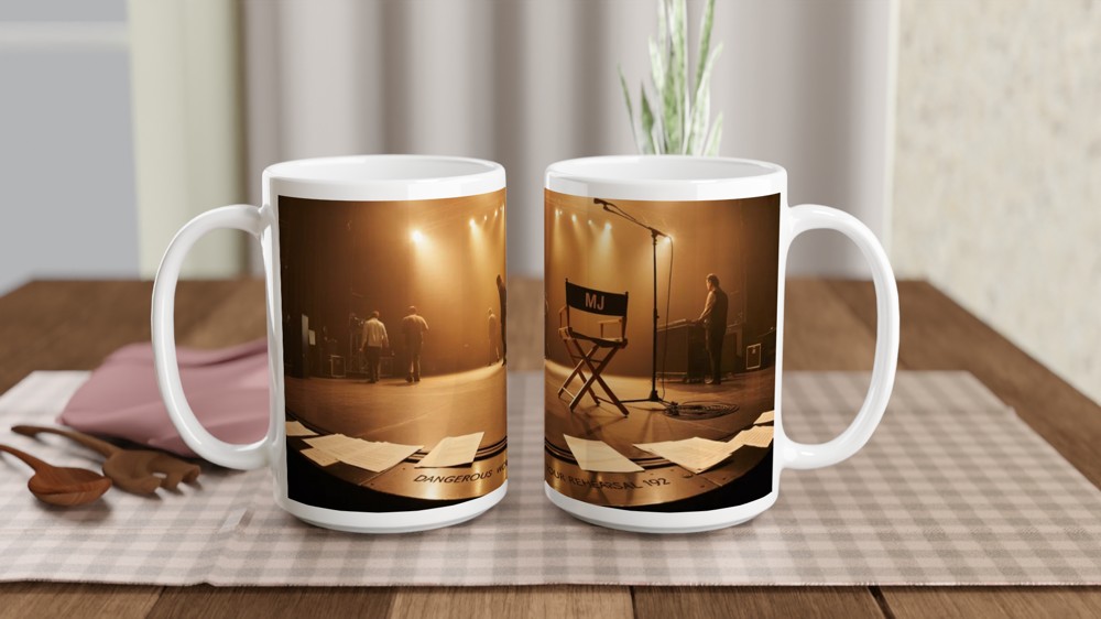 MJ Dangerous World Tour Rehearsal Stage Scene Mug — view 2
