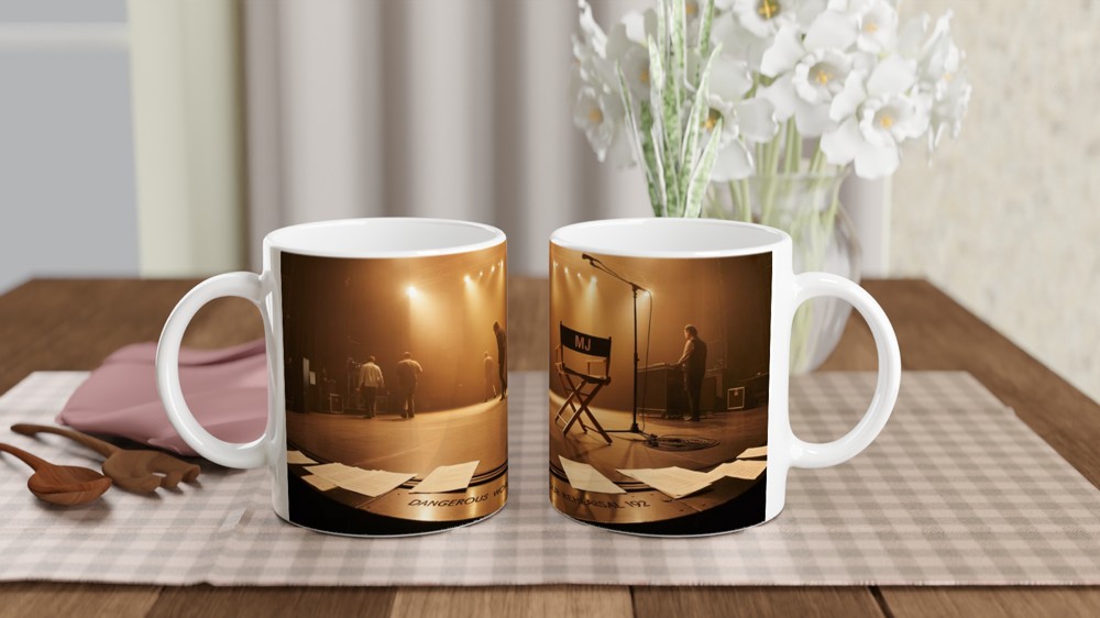 MJ Dangerous World Tour Rehearsal Stage Scene Mug