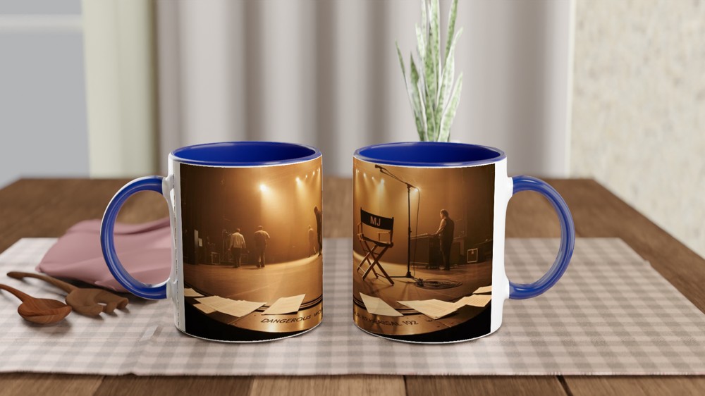 MJ Dangerous World Tour Rehearsal Stage Scene Mug — view 4