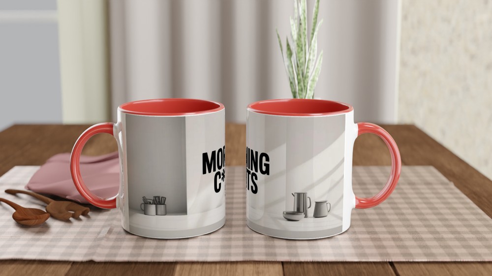 Rude Morning Mug | Morning C*nts Quote | Funny Best Friend Gift | Cheeky Coffee Cup — view 7