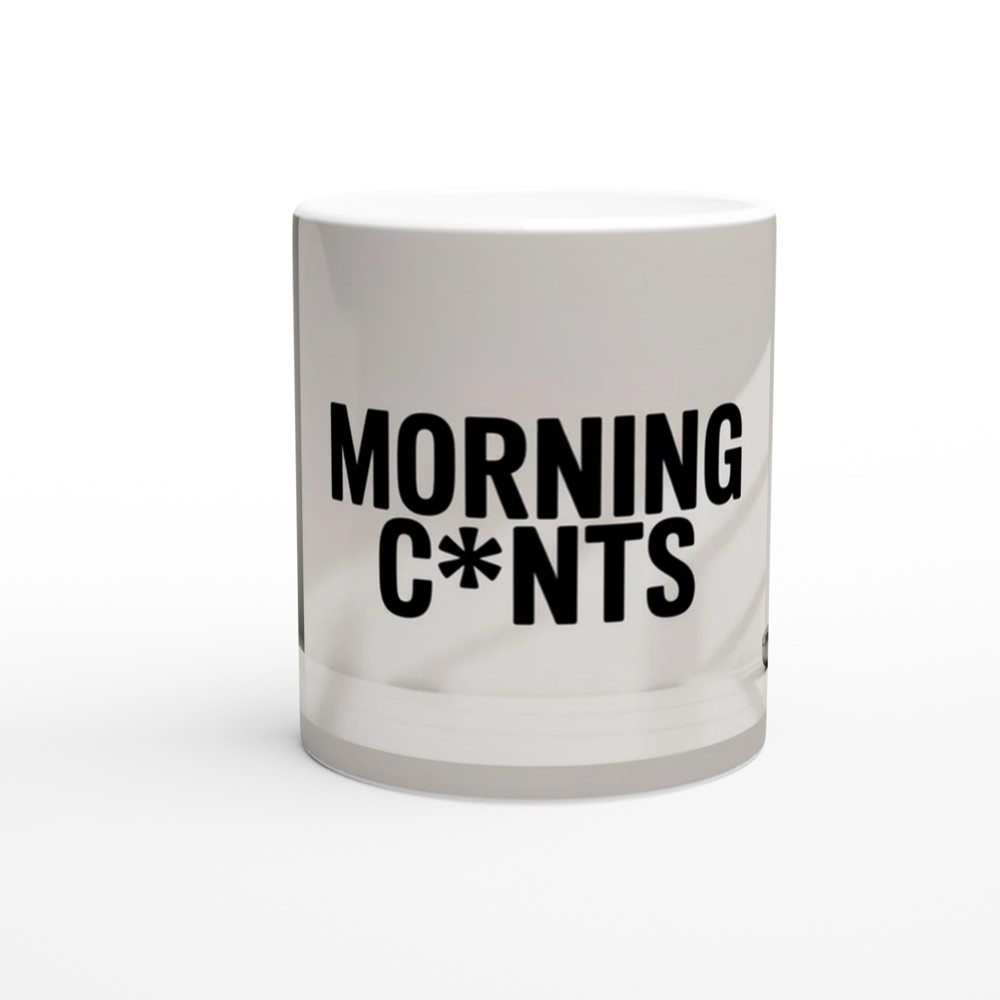 Rude Morning Mug | Morning C*nts Quote | Funny Best Friend Gift | Cheeky Coffee Cup — view 11