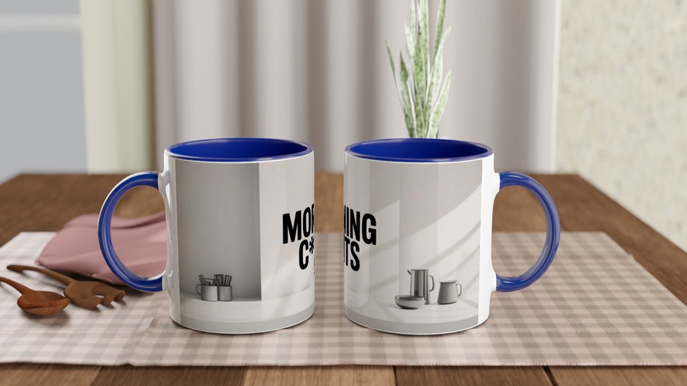 Rude Morning Mug | Morning C*nts Quote | Funny Best Friend Gift | Cheeky Coffee Cup — view 4