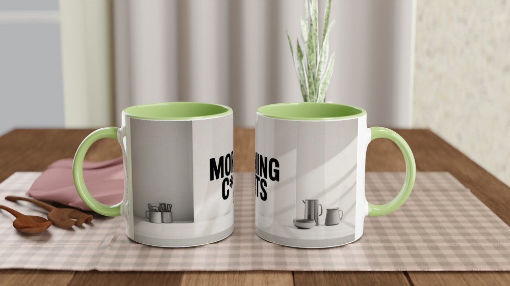 Rude Morning Mug | Morning C*nts Quote | Funny Best Friend Gift | Cheeky Coffee Cup — view 5