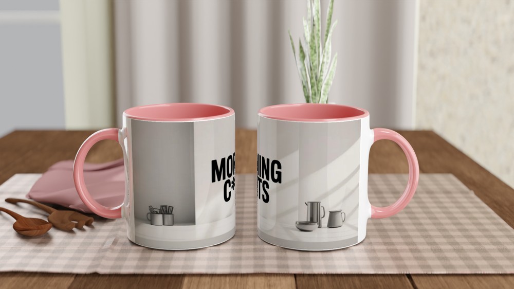 Rude Morning Mug | Morning C*nts Quote | Funny Best Friend Gift | Cheeky Coffee Cup — view 6