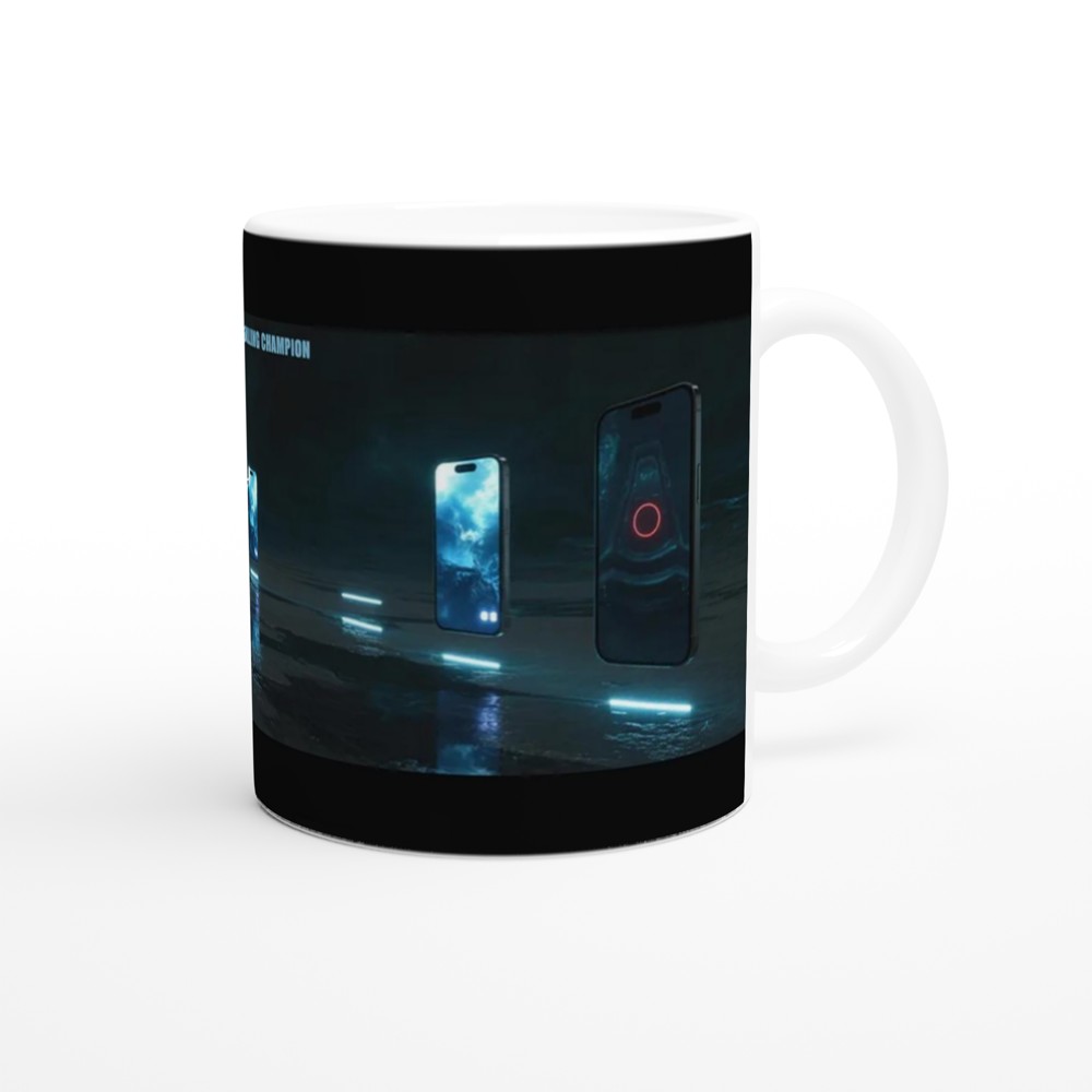 Doom Scrolling Champion Mug | Funny Phone Addict Gift | Novelty Office Coffee Cup | Birthday Present for Best Friend — view 12