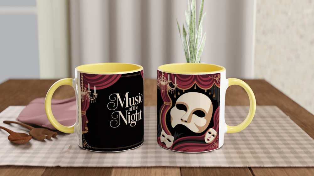 Music of the Night Phantom Opera Mask Mug — view 8