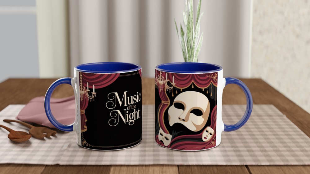 Music of the Night Phantom Opera Mask Mug — view 4