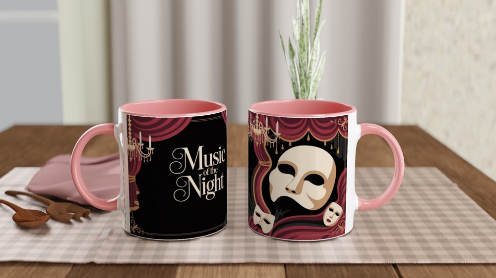 Music of the Night Phantom Opera Mask Mug — view 6