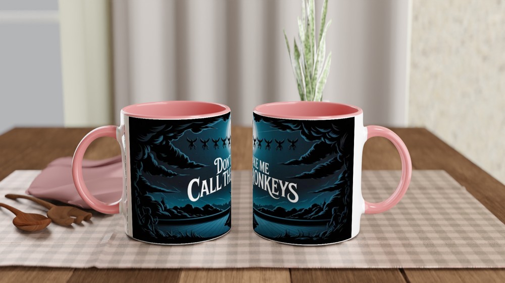 Wicked Winged Monkeys Mug | Musical Theatre Gift | West End Show Present | Silhouette Flying Monkey Mug — view 6