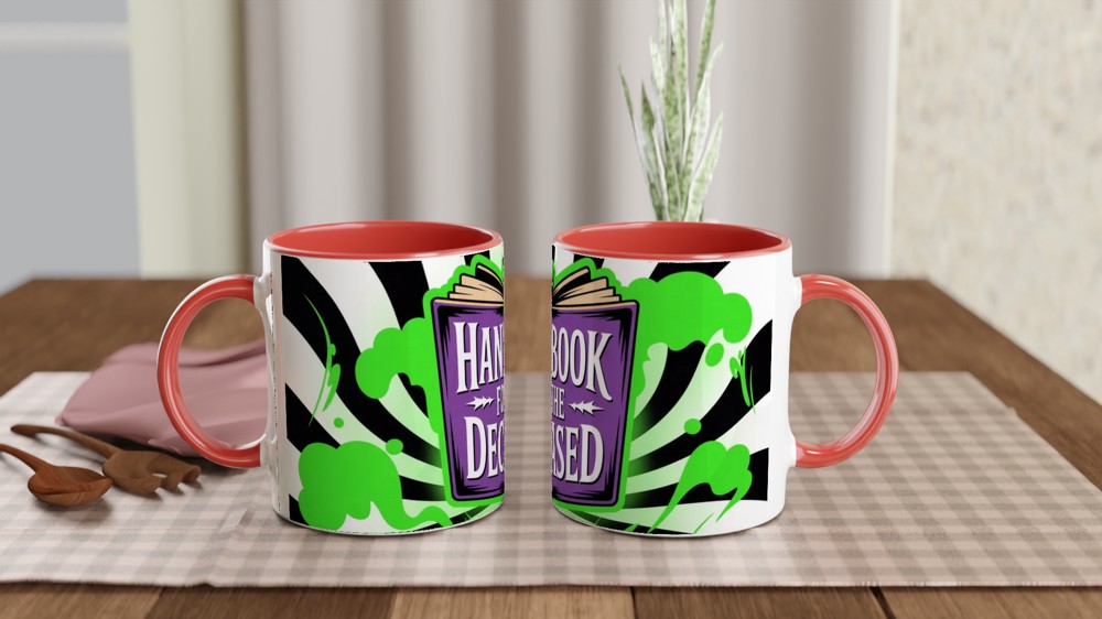 Beetlejuice Mug | Handbook For The Deceased | Musical Theatre Gift | Gothic Book Design — view 7