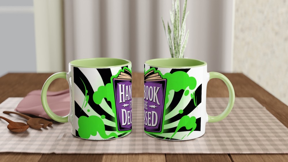 Beetlejuice Mug | Handbook For The Deceased | Musical Theatre Gift | Gothic Book Design — view 5