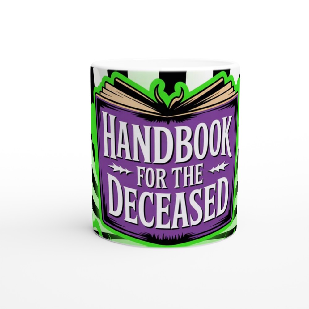 Beetlejuice Mug | Handbook For The Deceased | Musical Theatre Gift | Gothic Book Design — view 11