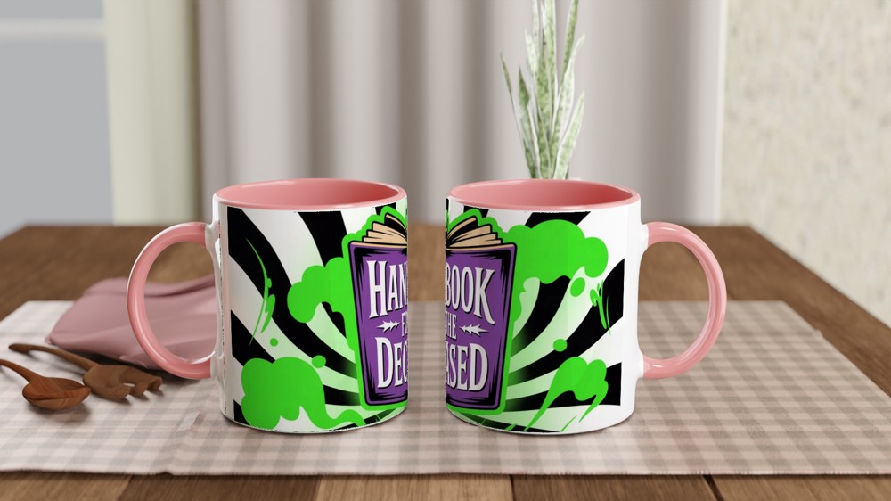 Beetlejuice Mug | Handbook For The Deceased | Musical Theatre Gift | Gothic Book Design — view 6