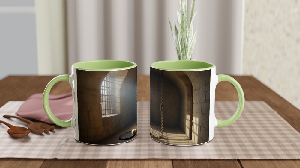 Les Miserables Mug | Prison Cell Scene Design | Musical Theatre Gift | Present for Theatre Lovers — view 5