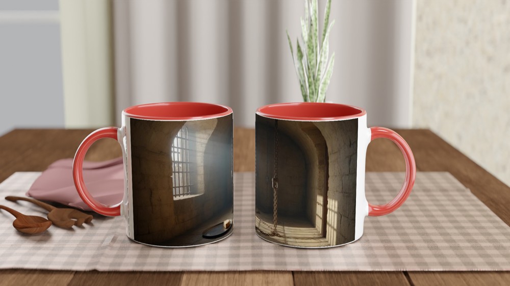 Les Miserables Mug | Prison Cell Scene Design | Musical Theatre Gift | Present for Theatre Lovers — view 7