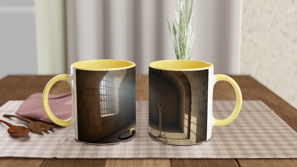 Les Miserables Mug | Prison Cell Scene Design | Musical Theatre Gift | Present for Theatre Lovers — view 8