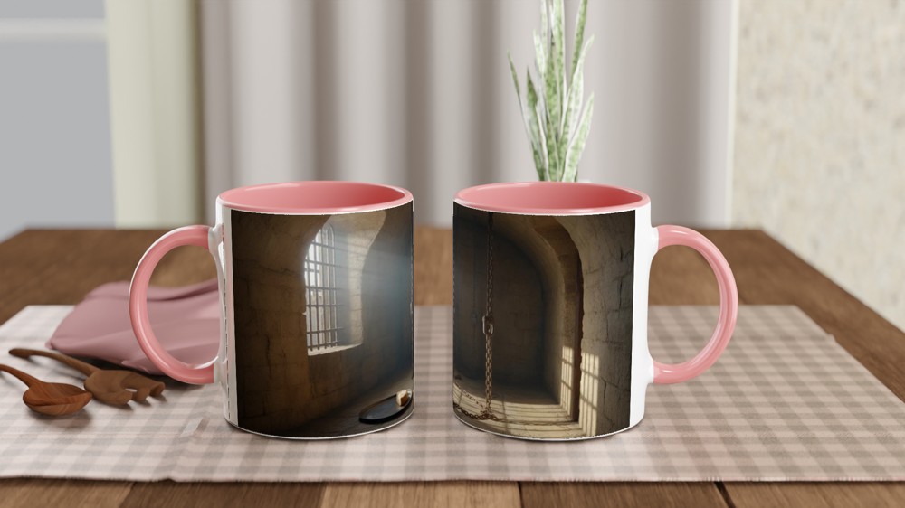 Les Miserables Mug | Prison Cell Scene Design | Musical Theatre Gift | Present for Theatre Lovers — view 6