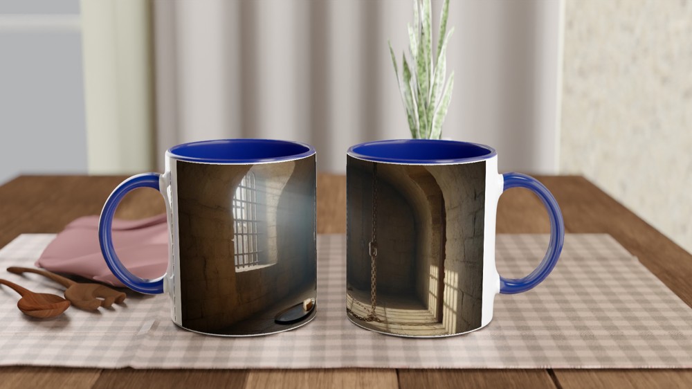 Les Miserables Mug | Prison Cell Scene Design | Musical Theatre Gift | Present for Theatre Lovers — view 4